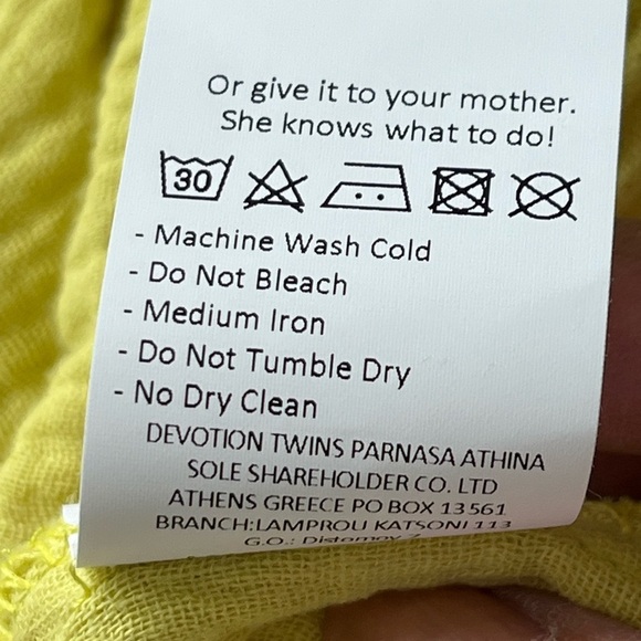 Devotion Twins Ella Mini Dress 100% Cotton Gauze Beachy XS New Anthropologie - Picture 11 of 14